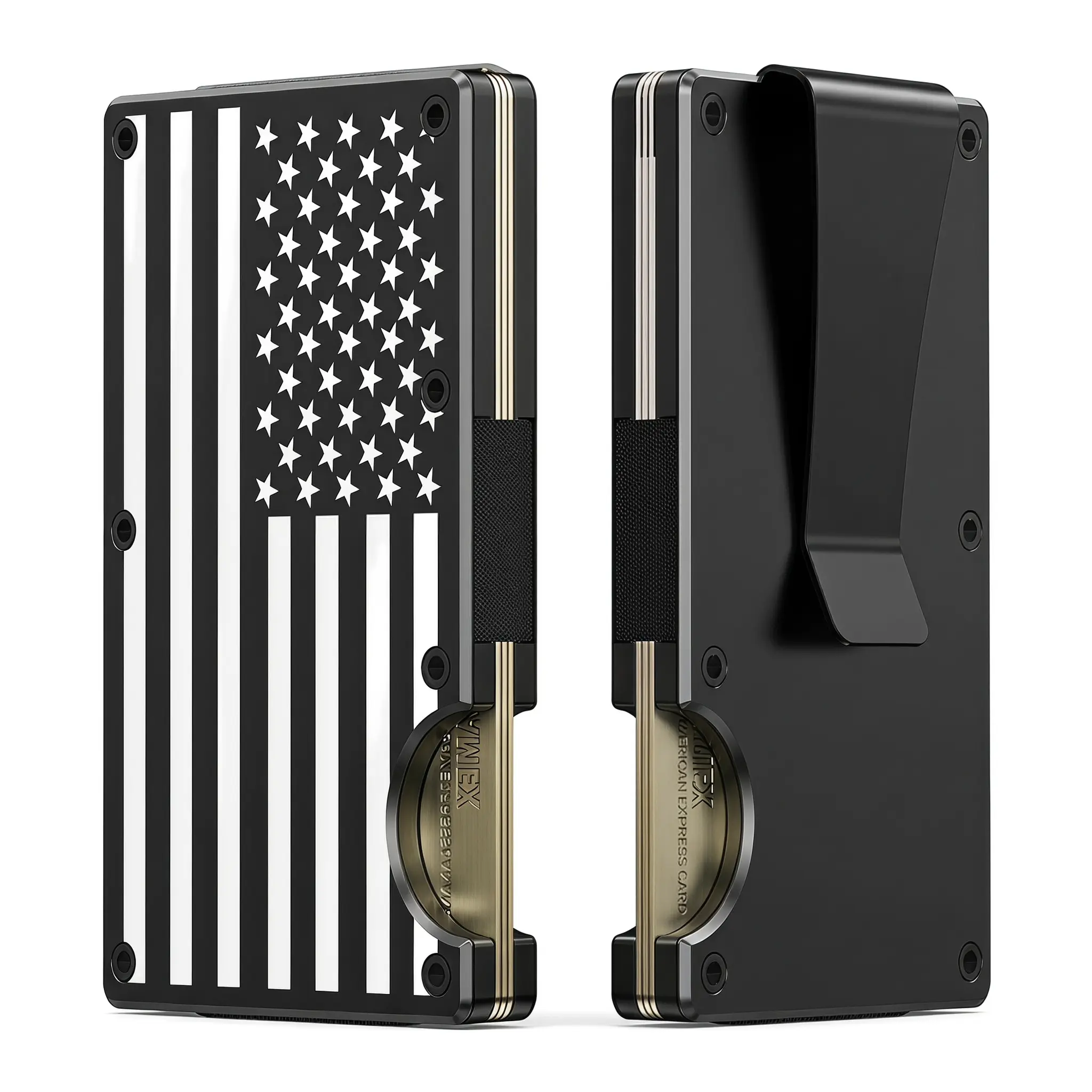 Slim Aluminum Wallet RFID Blocking Ultra Thin Card Holder For Men Business Travel Everyday Carry