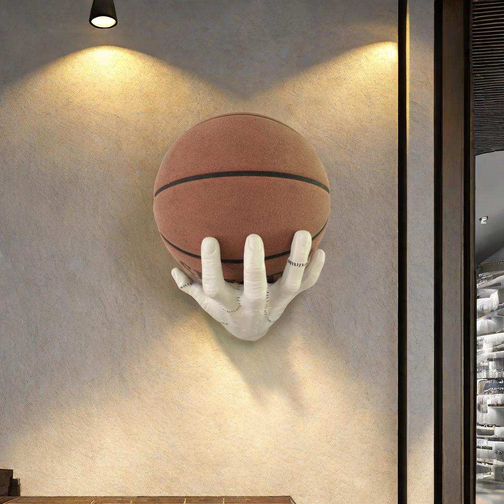 Creative Wall Mounted Basketball Holder, 1 Count Resin Hand-Shaped Basketball Display Rack, Display Shelf, Basketball Storage Rack, Home Decor Supplies, Rack Only #GLOBAL PICKS Creative Wall Mounted Basketball Holder, 1 Count Resin Hand-Shaped Basketball Display Rack, Display Shelf, Basketball Storage Rack, Home Decor Supplies, Rack Only #GLOBAL PICKS