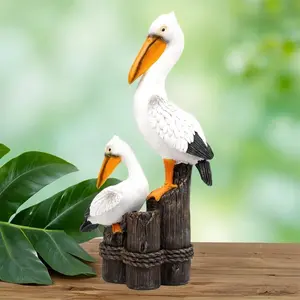 Cute Pelican Animal Resin Home Decor, Perfect Gift for Friends and Family, Ideal for Garden, Living Room, Study, Bedroom Decoration