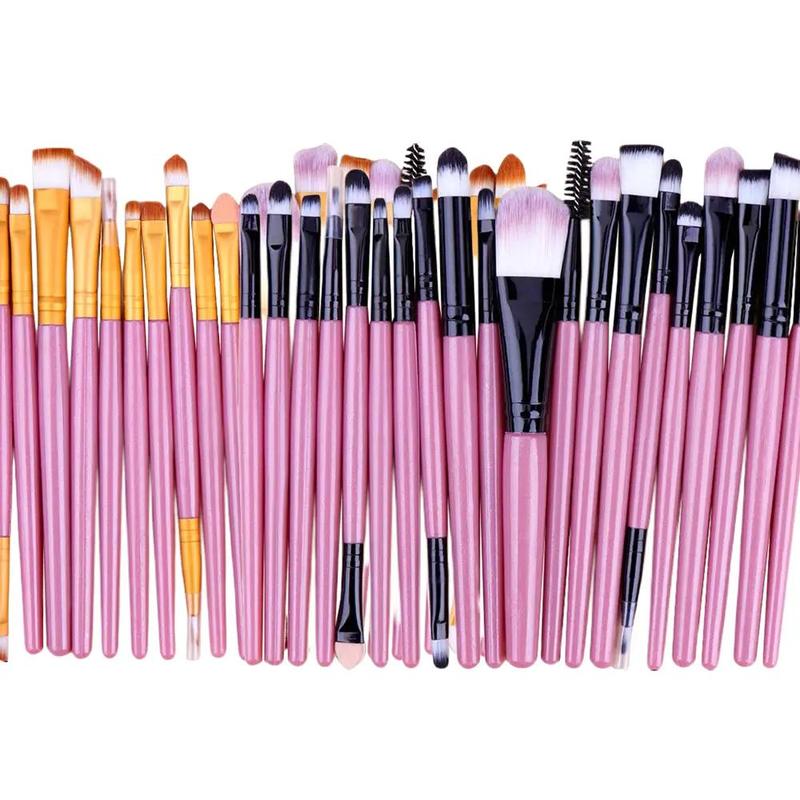 Makeup Brush, 20pcs/set Professional Makeup Brushes for Liquid Foundation, Loose Powder, Concealer, Eye Shadow, Blush, Lip Balm