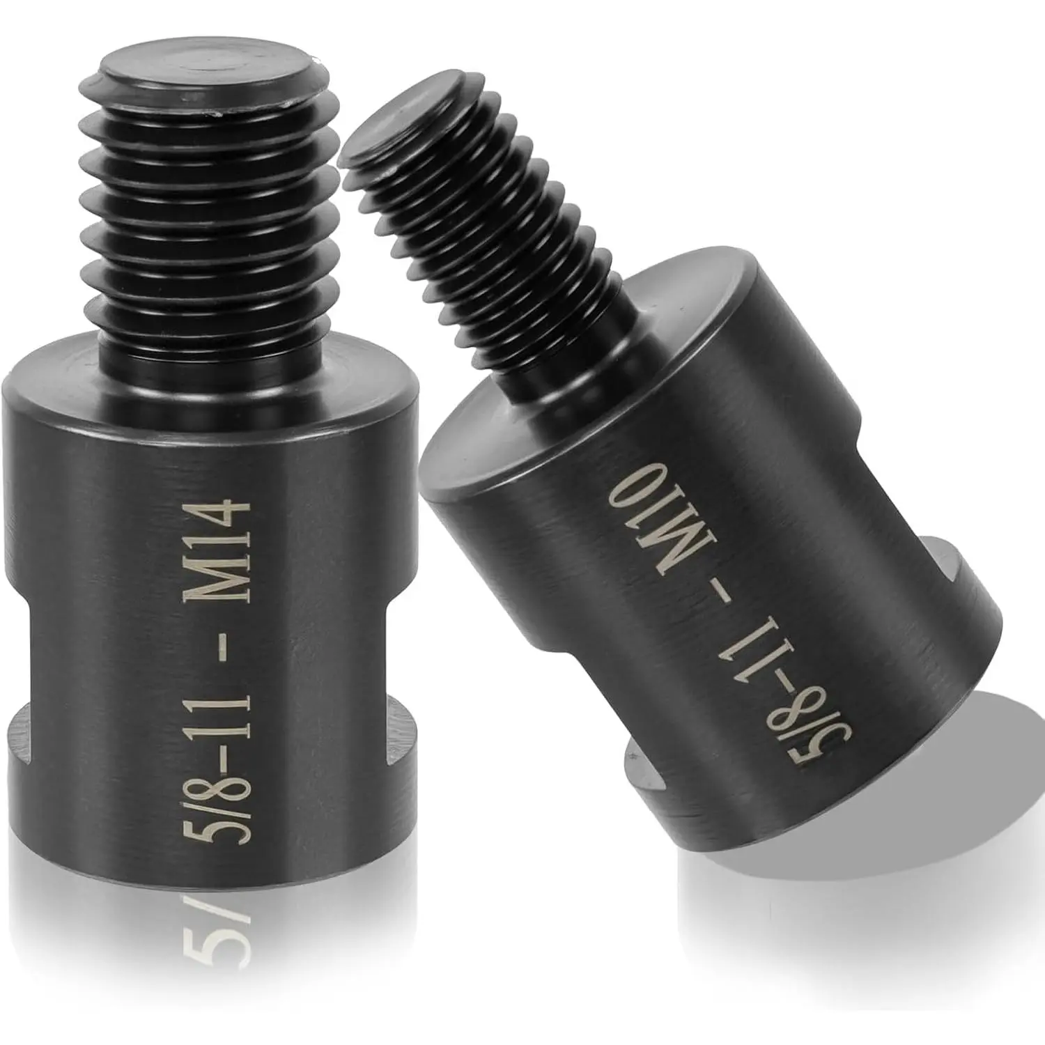 2 count Angle  Adapter 5/8"-11 Female to M14/M10 Male Thread Angle  Converter Adapters Attachments Interface Connector Adapter for Polisher Drill Bit Connecting Tool