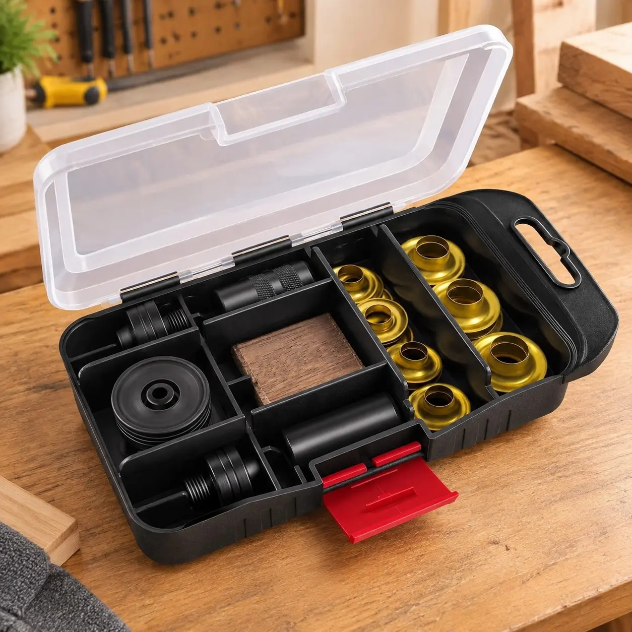 Grommet Tool Kit, 3/8" & 1/2" Brass Grommets with Eyelet Tool KitGift