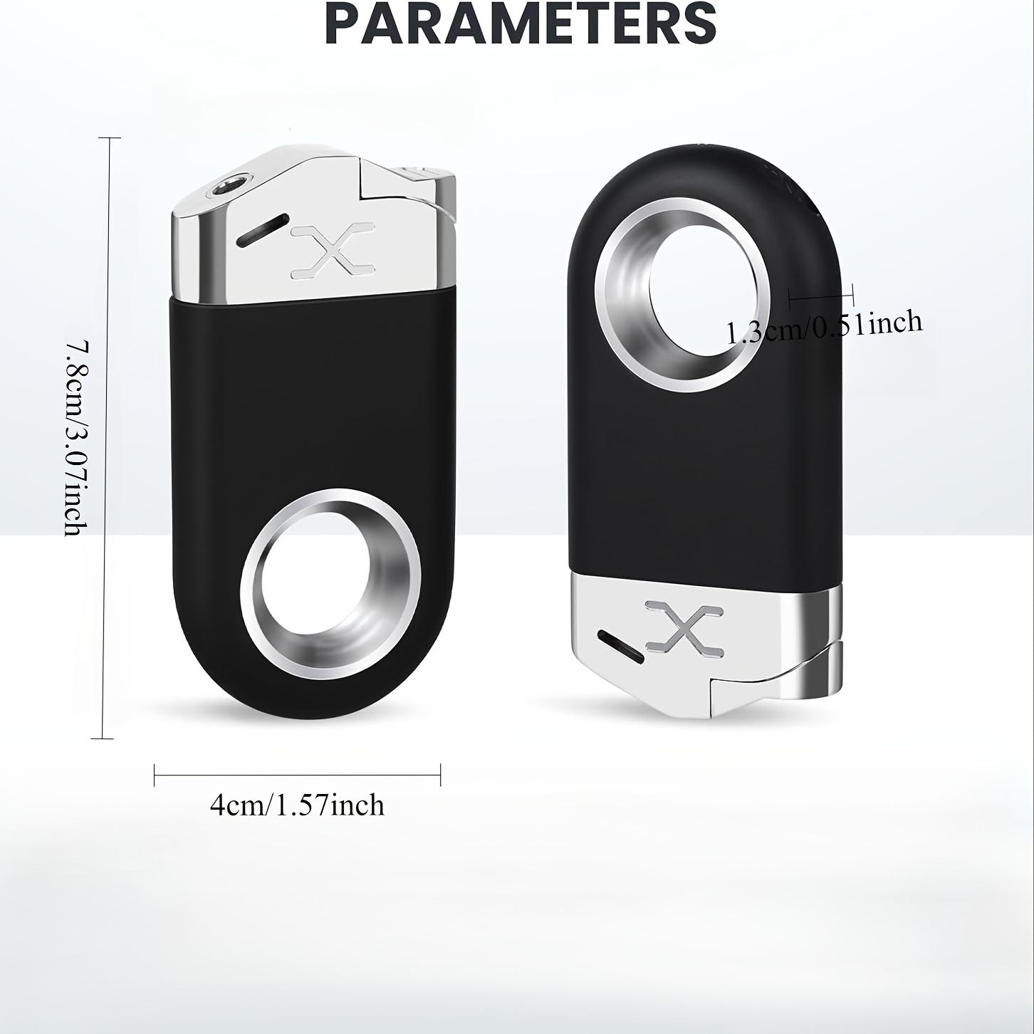 Fidget spinner lighter, creatively designed for stress relief, compact and fun windproof lighter, adjustable flame size, easy to carry, outdoor tool lighter, a trendy holiday gift suitable for men