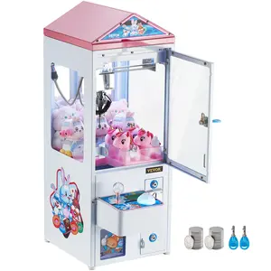 VEVOR Claw Machine, 0-3" Jaw Diameter 0-5" Jaw lifting, Crane Prize Grabber Commercial Arcade Game Toys, Cool Fun Grab-And-Win Machine w/ Light and Sound, Dispenser Vending Toy For Kids, Boys Girls