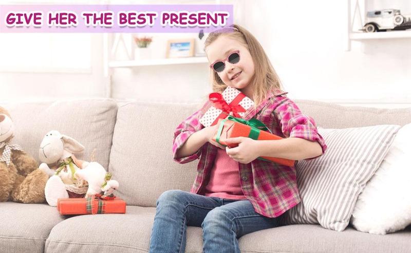 L-B50  10 Pack Hair Balls for Girls Hair,Hair Ties for Girls Toddler Kids Ponytail Holders Hair knockers Cute Hair Accessories (pink yellow blue purple green)