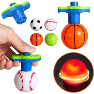 LED Light Up Spinner Tops Launcher with Gyroscope Motion, Colorful Flashing Toys, Novelty Bulk Goodie Bag Fillers, Gifts, Party Favorsfidget toys