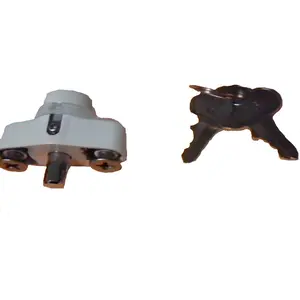 White High Velocity Shutter Lock Kit Accordion Shutter Hardware
