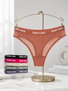 6-Pack Slim-Fit Casual Underwear, Plain Design, All-Season Comfort, High Cut Style, Ideal for Daily Wear, Fashionable and Cozy