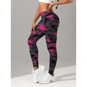 Quick-Dry Camo Leggings - Tummy Control & for Workouts and Streetwear