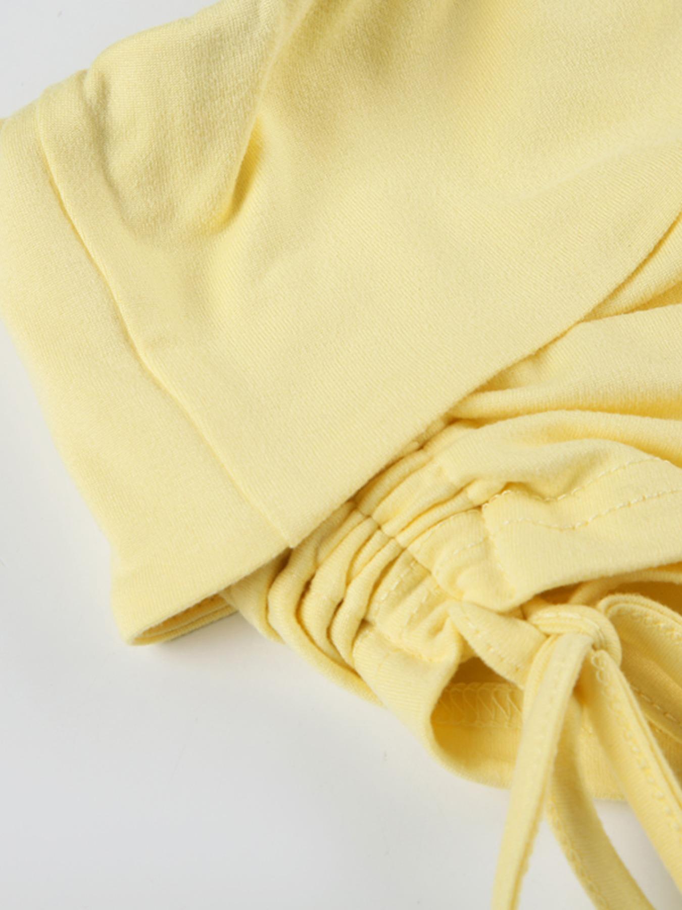 Two-piece Set Women's Solid Halter Neck Sleeveless Crop Top & Shorts, Casual Fashion Cozy Clothing Set for Daily Outdoor Wear, Ladies Summer Clothes