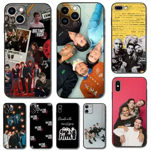 Combination R-Rush Smartphone Casing for iPhone 17 Air, 16 Pro Max, 15, 14 Plus, 13, 12, 11 - Soft Silicone Black Shockproof TPU Handheld Cellphone Devices Case