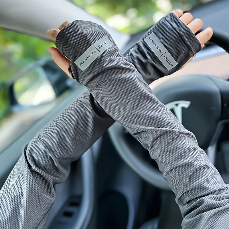 [Cooling Arm Sleeves] Men's Cooling Arm Sleeves, Breathable Sleeves, Unisex Arm Sleeves, Loose and Breathable, and Comfortable, Suitable Outdoor, Cycling, and Hiking