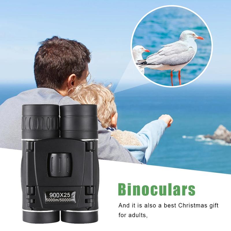 900x25 HD Zoom Binoculars, Powerful Long-Range BAK4 Telescope for Hunting and Camping, Low Light Folding Design 900x25 HD Zoom Binoculars, Powerful Long-Range BAK4 Telescope for Hunting and Camping, Low Light Folding Design