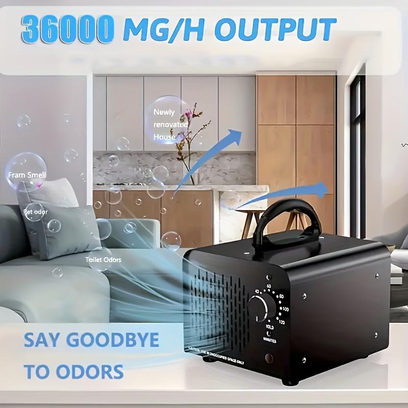 40, 000mg/h Ozone Generator, Commercial Ozone Machine Odor Removal, High Capacity O3 Ionizer Air Purifier Deodorizer, for Home/Bedroom, Smoke, Pet, And Paint Odor Removal, Timer Function