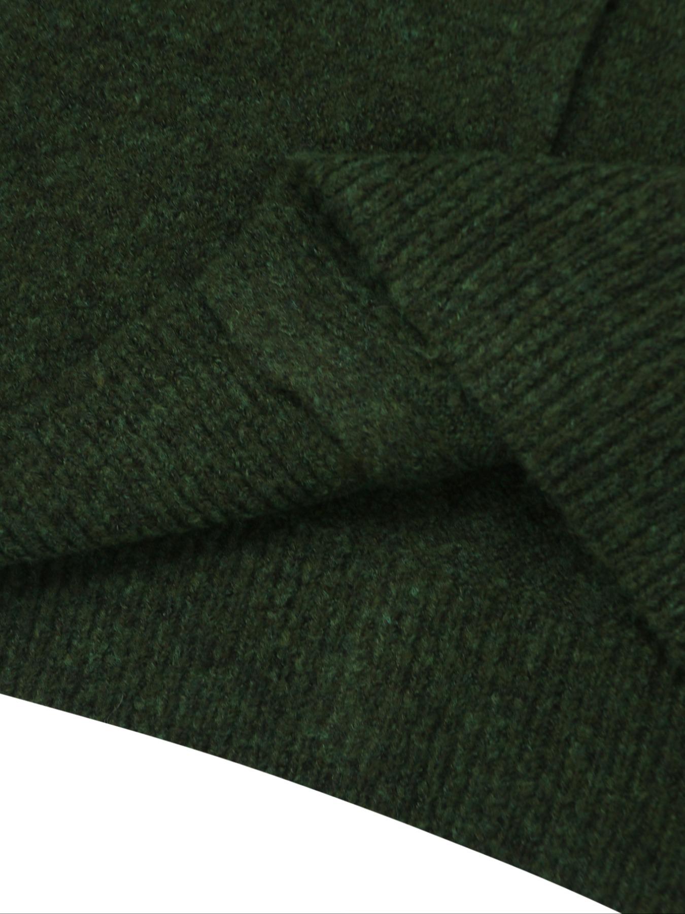 Autumn Winter Women's Casual Knit Cardigan, Elegant Vintage Round Neck Sweater, Simple Lazy Style, Long Sleeve Pullover