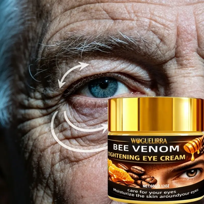 Instantly firming and revitalizing eye cream, suitable for addressing eye puffiness and dark circles. This firming eye gel can smooth, firm and enhance the skin around the eyes. It deeply nourishes and moisturizes the skin around the eyes.