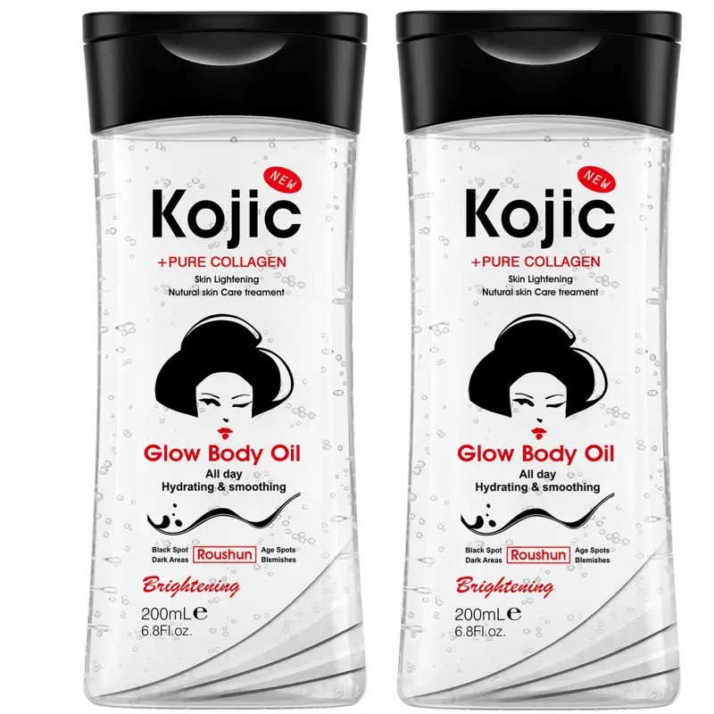 2pcs 200ml Kojic acid Body Oil body essential oil, skin care oil, Moisturizing Body Oils, moisturizing and easily absorbed, non sticky, suitable for all seasons