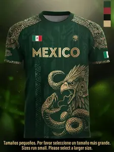 ModoPartido Mexico Spain Colombia England Honduras Aztec Eagle Heritage Soccer Jersey Multicolor Vibrant Green Style #summerwins
