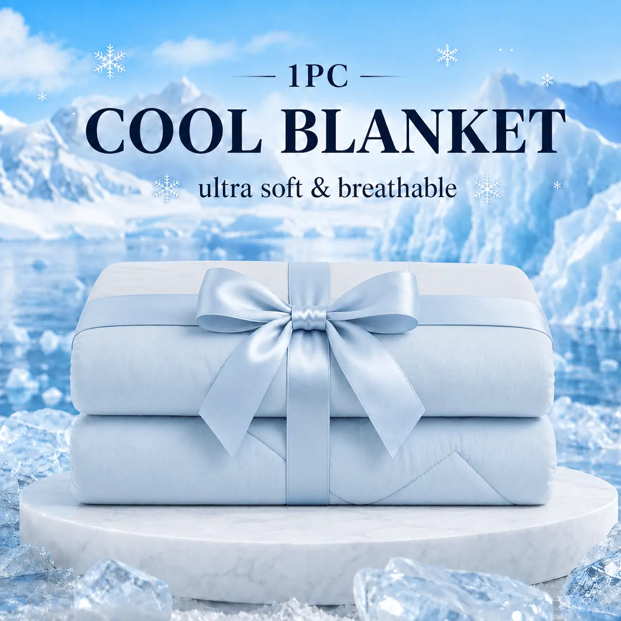 ORHOPUI 1-Piece Cooling Blanket, Double-Sided Cool-Touch Summer Comforter, Lightweight Breathable Quilt for Hot Sleepers, Machine-Washable Bed Blanket for Bedroom, Travel, Cooling Blankets, One-Piece
