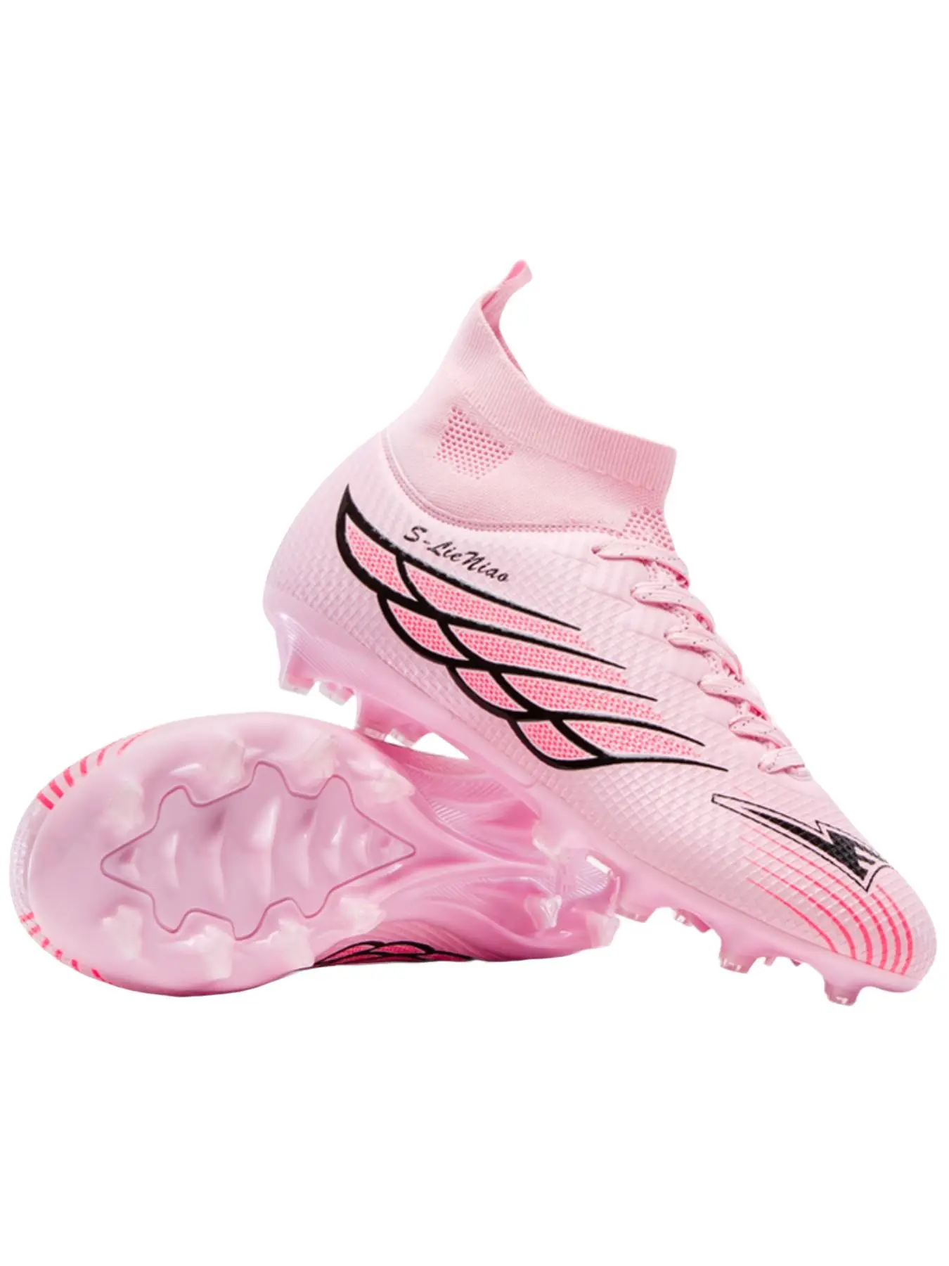 Unisex High-Quality Soccer Shoes, Professional Artificial Grass Cleats, Youth Training & Match Tpu Boots, Indoor Outdoor Sports Shoes, Fashion Ag Cleats