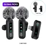 Professional Wireless Lapel Microphone for iPhone & Android, Rechargeable Portable Mic for Video Recording, Teaching, Interviews, Live Podcast Equipment, Live Broadcast Equipment, Podcasts & Mics For Vlogging #GLOBAL PICKS