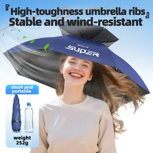 Double-Layer Sun Hat with Wind Protection, Comfortable Rubber Headband, Ideal for Fishing and Outdoor Activities, 1 Piece Set