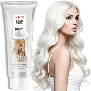 230ML Silver Color Hair Dye Conditioner, Removes, Long-Lasting, Plant-Based Formula, Suitable for All Hair Types, Nourishes Damaged Hair