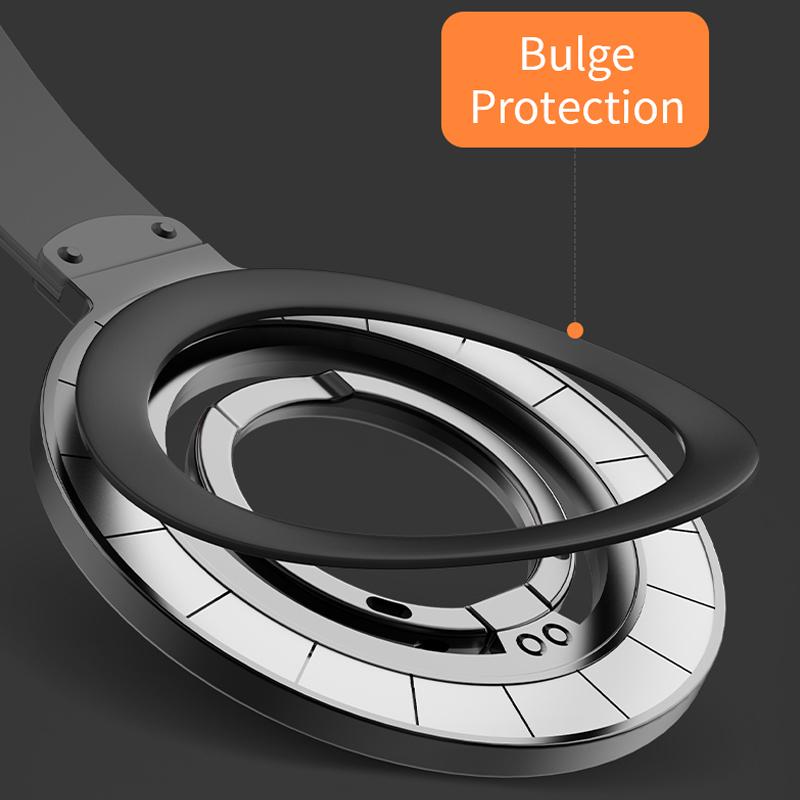 Magnetic Phone Finger Ring Holder, 360 Degree Rotatable Phone Stand, Portable Phone Holder for Home Office Gym Kitchen Desktop Use, Magnetic Smartphone Holder