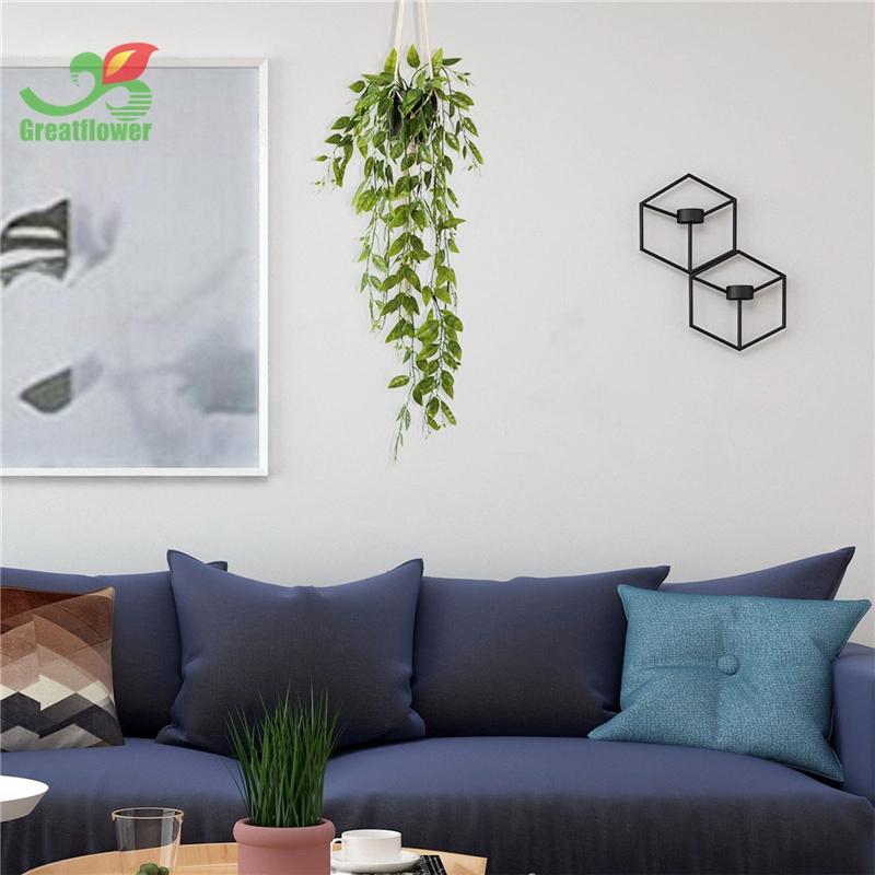 St. Patrick's Day Artificial Decorative Plant Pot, 1 Count Simulated Plant Vine, Hanging Plant Artificial Plants For Home Garden Yard Decor