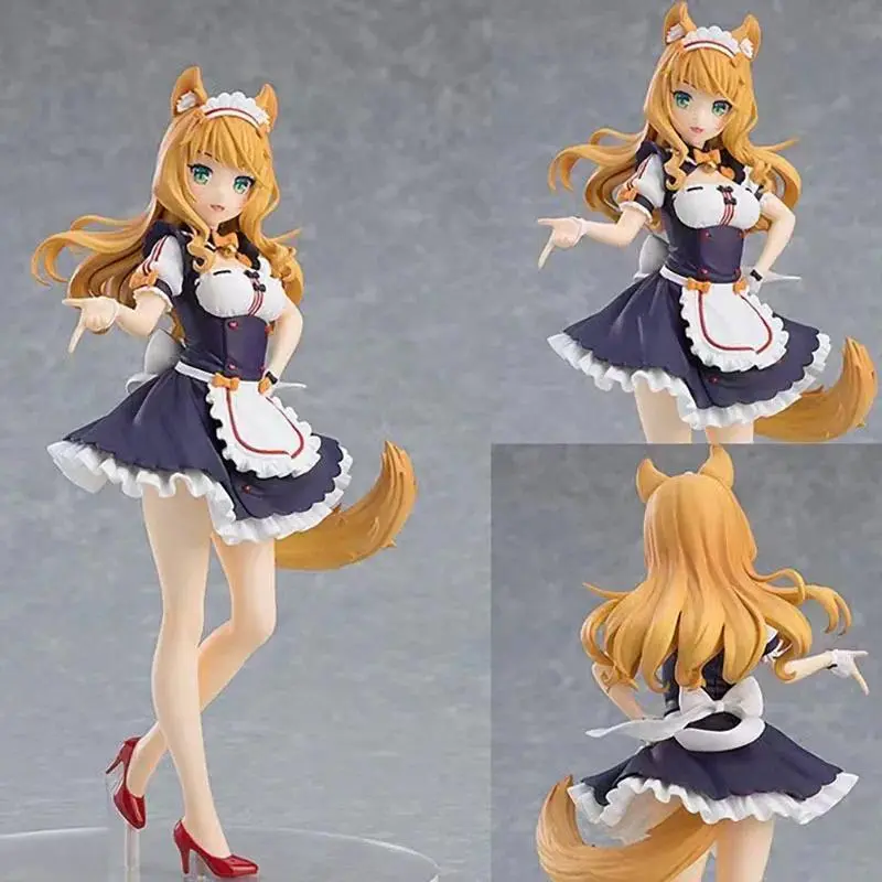 2023 18cm NEKOPARA Maid Cinnamon Action Figure Collection Toys Christmas Gift Doll With Box