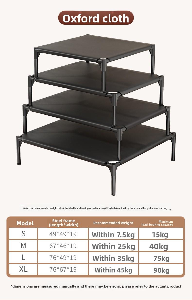 Dog Bed for Large Medium Small Dogs Washable Pet Bed Four Seasons Use Comfortable Kennel for Indoor Outdoor