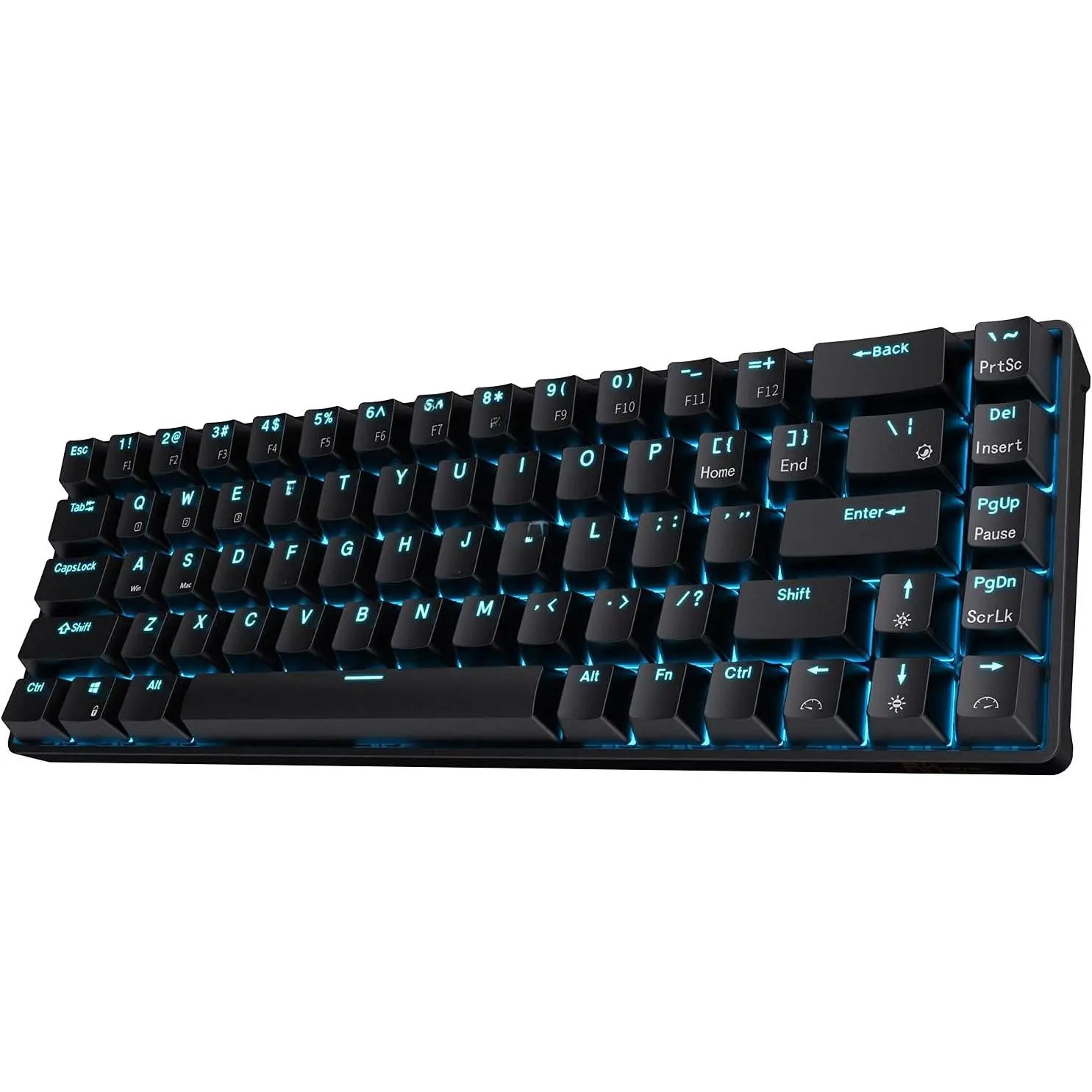 68  Hot Swappable 65% Mechanical Keyboard Gaming | 68  Compact BT5.0 Gaming Keyboard with Stand-Alone /Control , Software Supports, Blue Backlit,  Custom