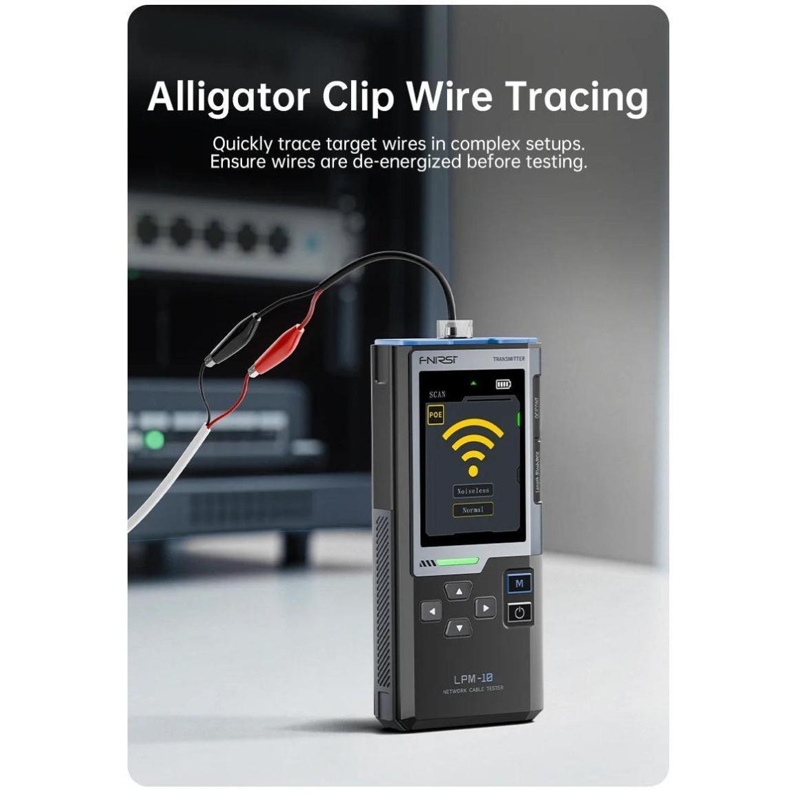 FNIRSI LPM-10A Multifunctional Network Cable Tracker with 2.4-inch