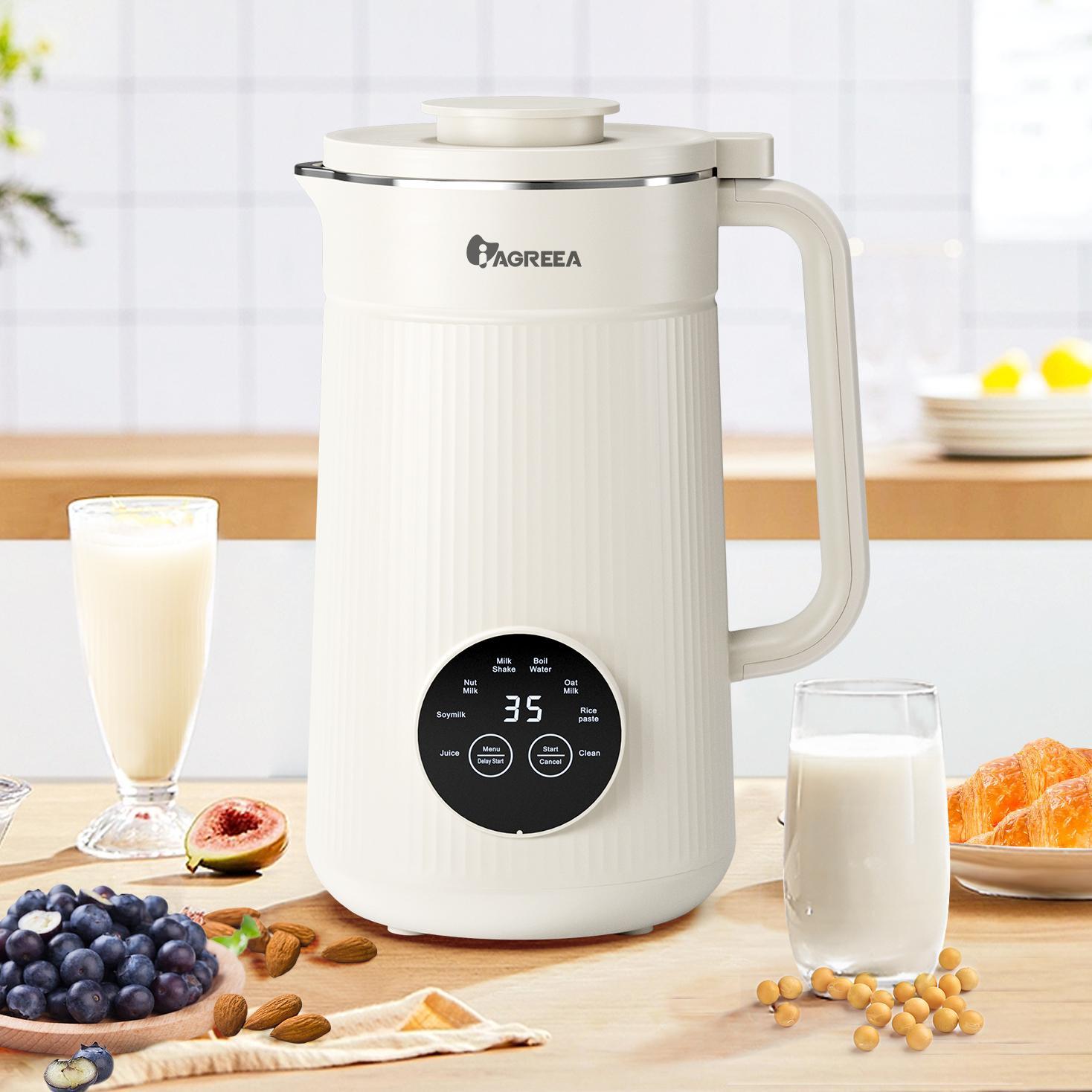 IAGREEA Automatic Nuts Milk Maker, Nut Milk Machine, Plug and Play 1000ML Milk Maker, Multifunctional Juicer for Coffee, Grain and Juice, Household Kitchen Appliances, Gift #GLOBAL PICKS