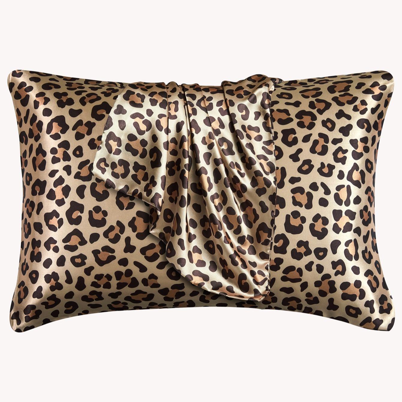 Leopard Print Pillowcase, 2 Counts Soft Comfortable Pillow Cover without Filler, Pillow Protector for Home Bedroom Dormitory Decor, Leopard Print Bedding