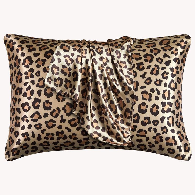 Leopard Print Pillowcase, 2 Counts Soft Comfortable Pillow Cover without Filler, Pillow Protector for Home Bedroom Dormitory Decor, Leopard Print Bedding
