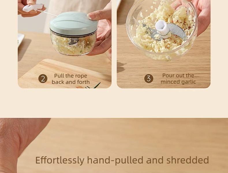Manual garlic grinder, garlic mincer, garlic pounder, small household kitchen meat grinder