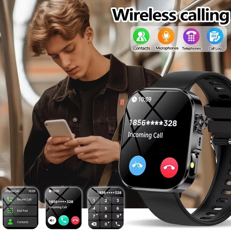 Sports Smartwatch for Men Women - Health Fitness Smartwatch, 2026 New, Wireless Connection & Answer/Make Call, Pedometer & Fitness Tracker, Steps/Calories Counter, Multiple Sports Modes for Outdoor Sports, Message Reminder & Information Alerts