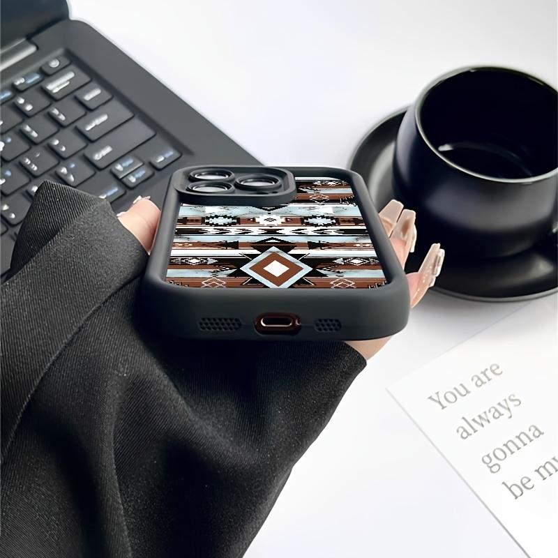 Trendy Full Protective Western Cowboy Culture Pattern Phone Case for IPhone 16 15 14 13 12 11 Pro Max Plus Luxury Shockproof Protection Back Cover