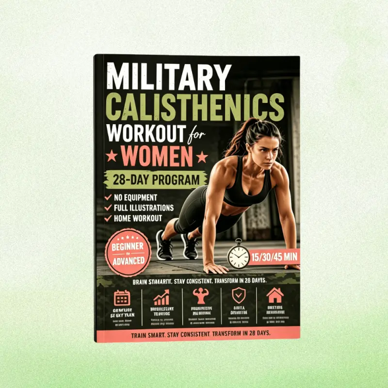 Female Self Weight Training Program Coil Notebook, 28 Day Equipment Free Home Fitness Plan, Full Image Sports Diary