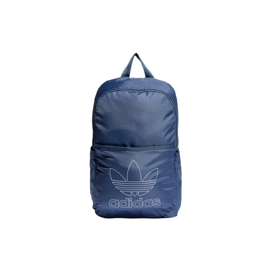 Adidas Originals Adicolor Recycled Polyester Backpack for Men and Women, Classic Style in Ink Blue