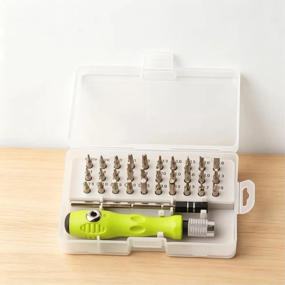32-In-1 Screwdriver Set, Portable Mini Phillips And Flathead, Suitable For Car, Furniture, And Small Tool Repairs