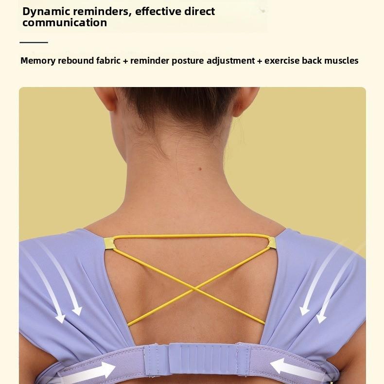 Open shoulder posture strap corrective strap anti-hunchback aligner elastic adult female invisible beauty  wear Correction Back Support