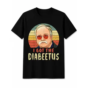 I Got The Diabeetus T-Shirt - 100% Cotton Unisex Breaking Bad Meme Tee  Walter White Diabeetus Funny Graphic Shirt