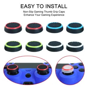 4pcs Analog Joystick Luminous Thumb Stick Grip Caps Case Gaming Controllers for PS5 PS4 Xbox 360 One Series X Switch Pro Controller Cover Accessory Console Accessories Thumbstick Grips