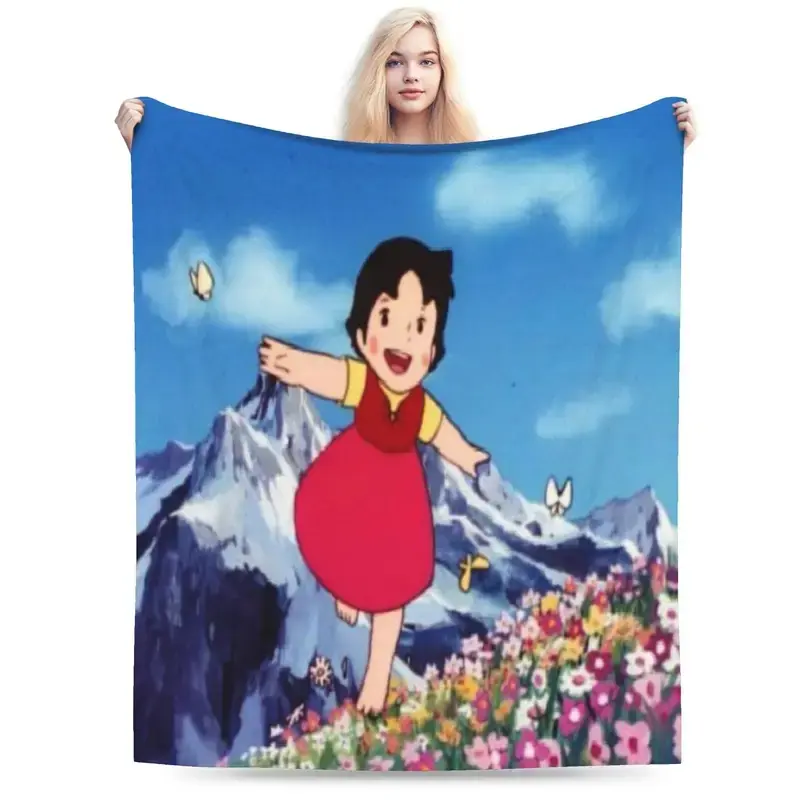 Heidi, Girl of the Alps Blanket Soft Fleece Healing Gift  Throw Blankets Bedspread
