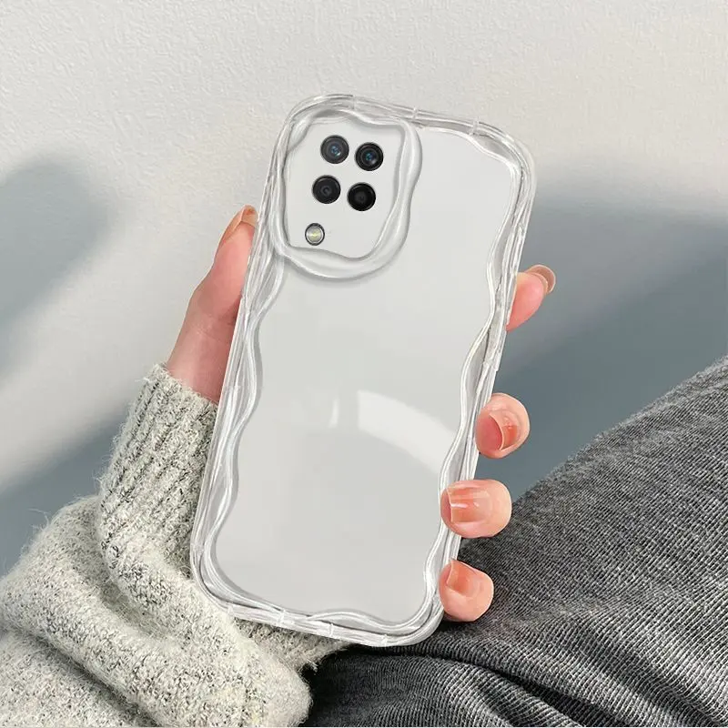 For Samsung Galaxy A12 4G/5G/M12/F12 Phone Case, durable protective case, stylish phone accessory, creamy glossy solid color phone case, durable and lightweight design, TPU minimalist look. Drop-proof phone case, available in multiple colors