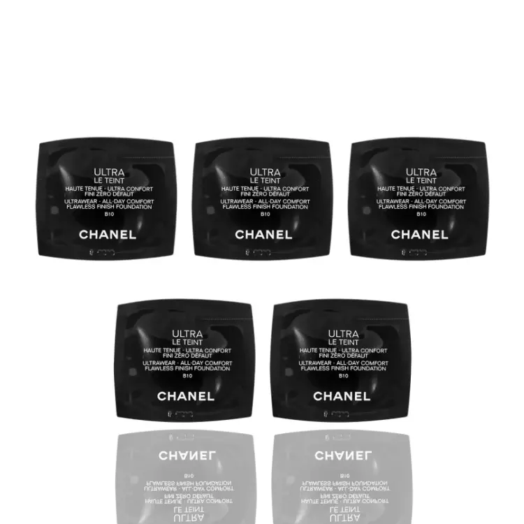 CHANEL Soft Light Long Lasting Makeup Liquid Foundation B10 Sample Set