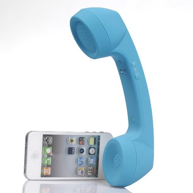 Vintage Style Bluetooth Handset Retro Microphone Mobile Phone External Receiver Earphone