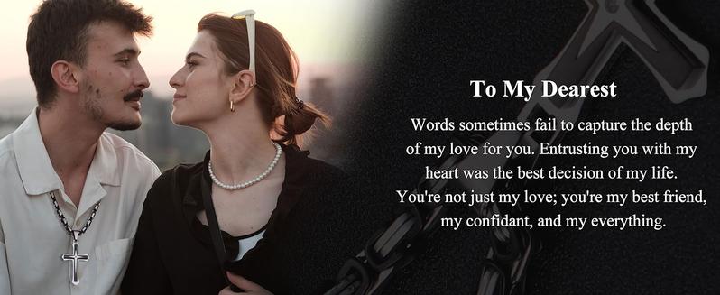 LOLIAS Black Gold Cross Necklace for Men Stainless Steel Byzantine Chain With Cross Pendant Necklace Mens Gift 22-30lnch LOLIAS Black Gold Cross Necklace for Men Stainless Steel Byzantine Chain With Cross Pendant Necklace Mens Gift 22-30lnch